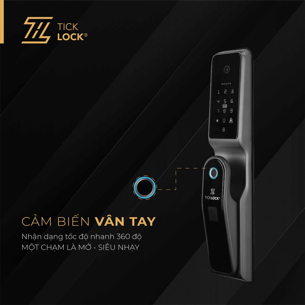 Công nghệ nhận diện vân tay bán dẫn trên TICKLOCK A680