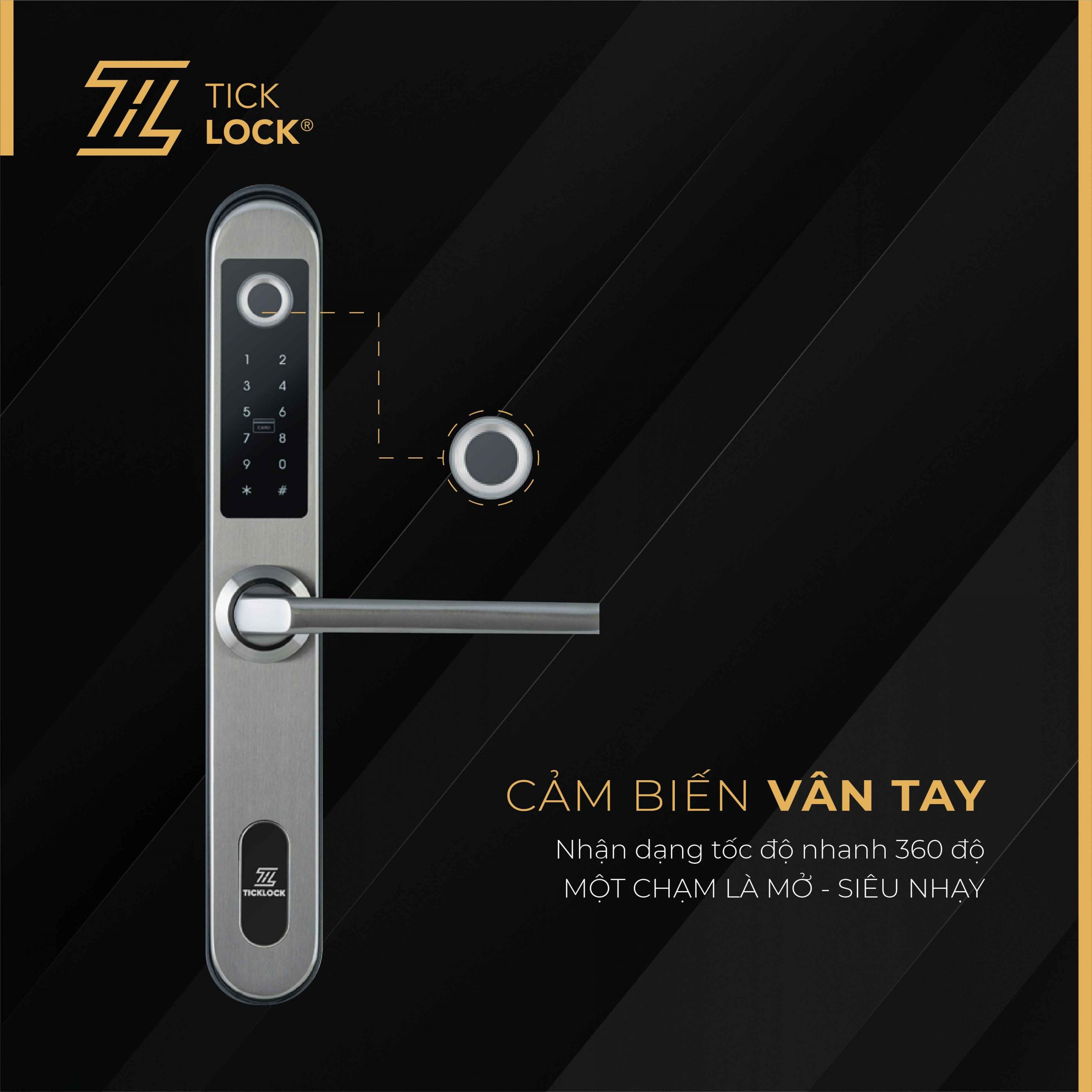 khoá của thông minh ticklock i600s