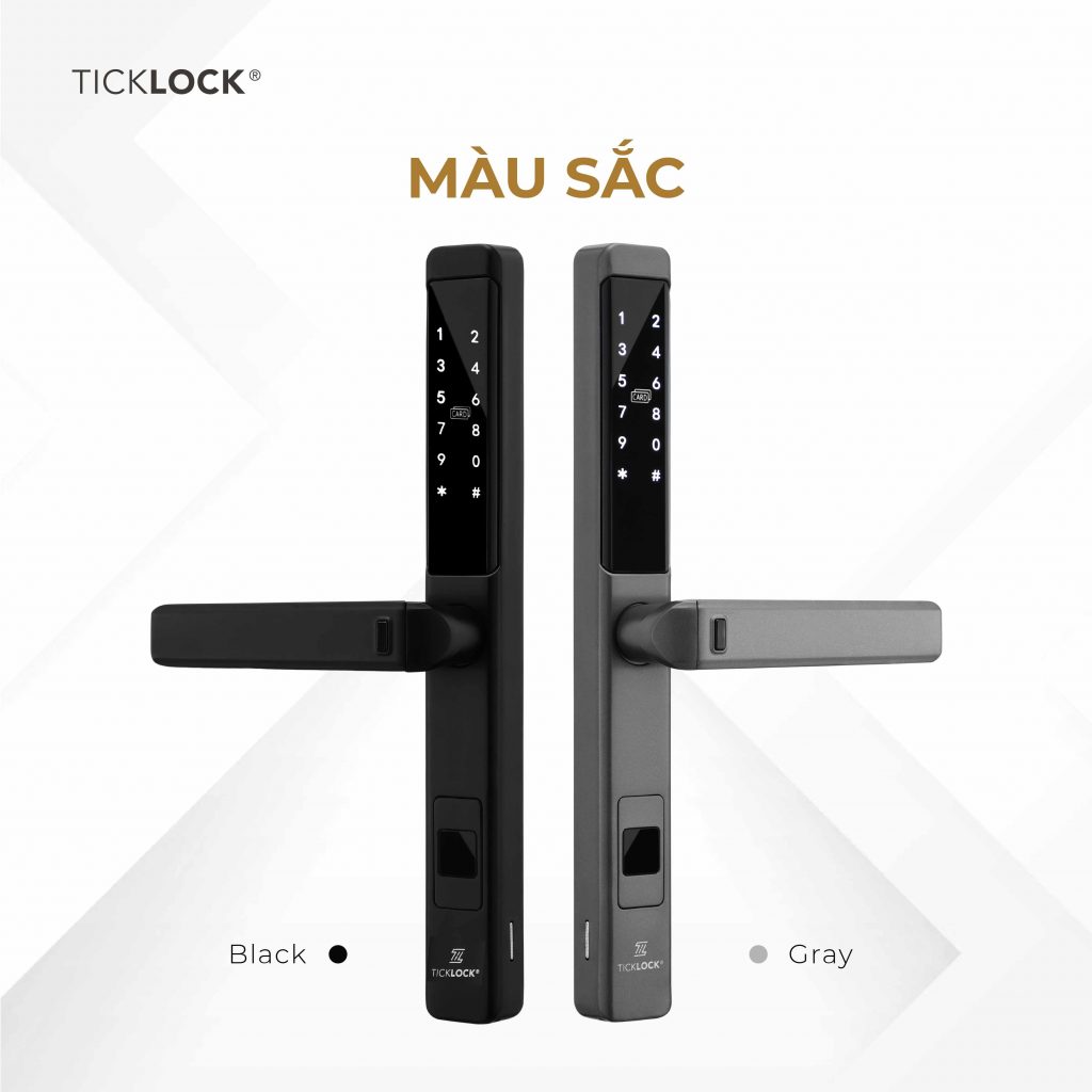 MÀU SẮC CỦA KHÓA TICKLOCK I-939 (No App) TICKLOCK VIỆT NAM I939 (không app) có 2 phiên bản màu sắc nổi bật