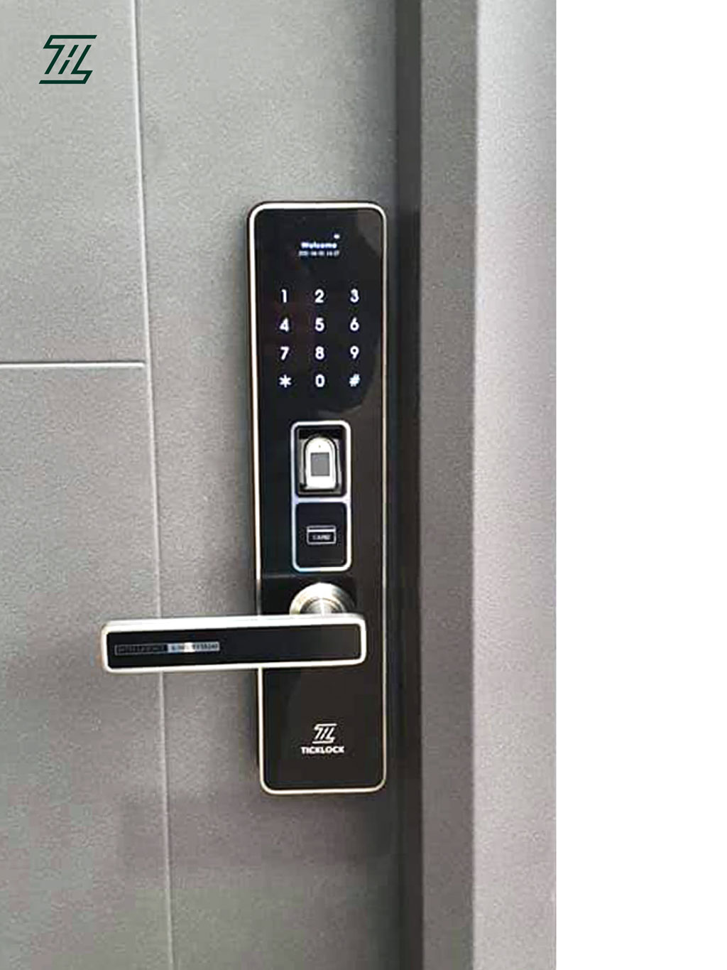 Hình ảnh thực tế khóa vân tay ticklock sma07