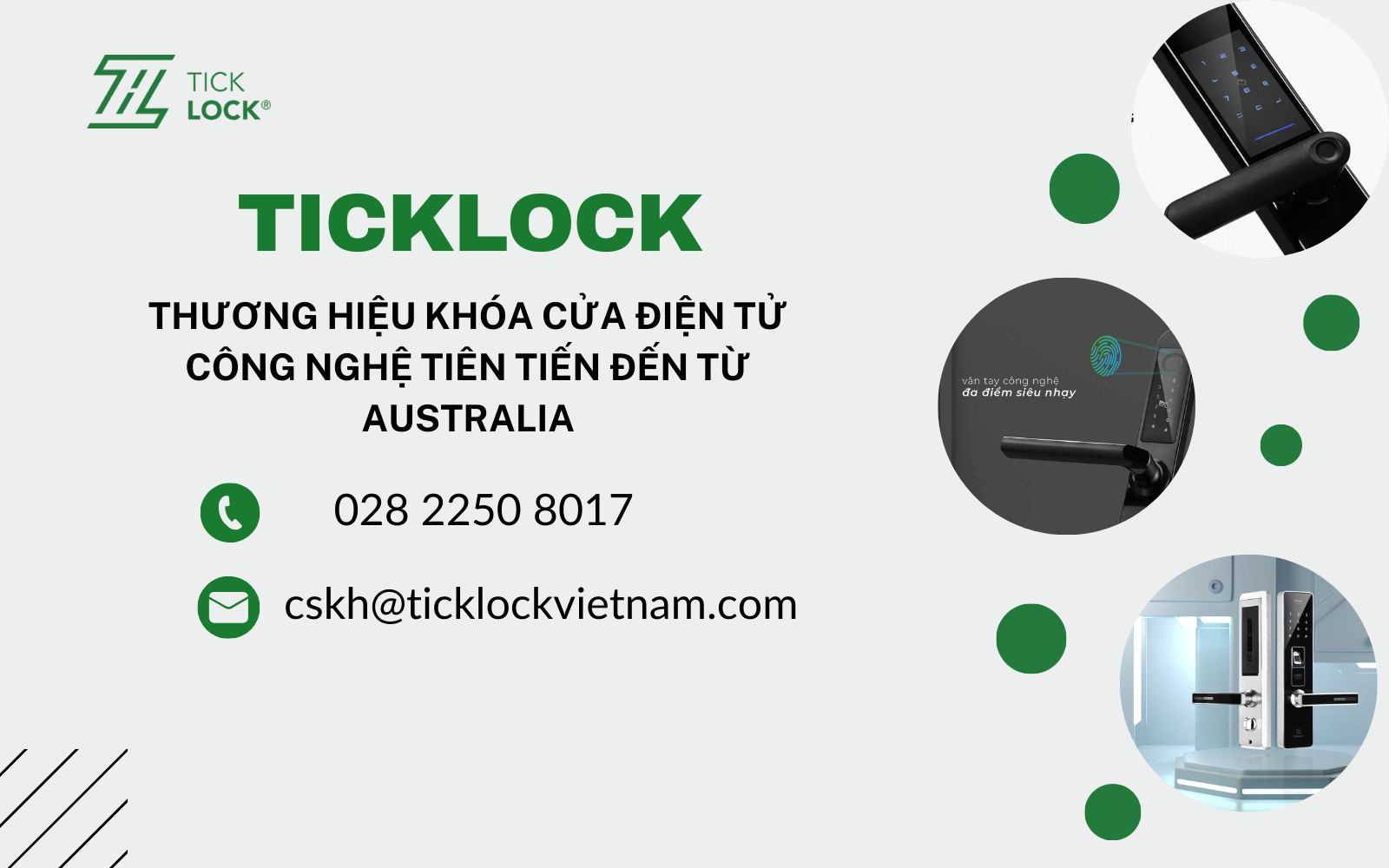TICKLOCK địa chỉ mua khóa vân tay