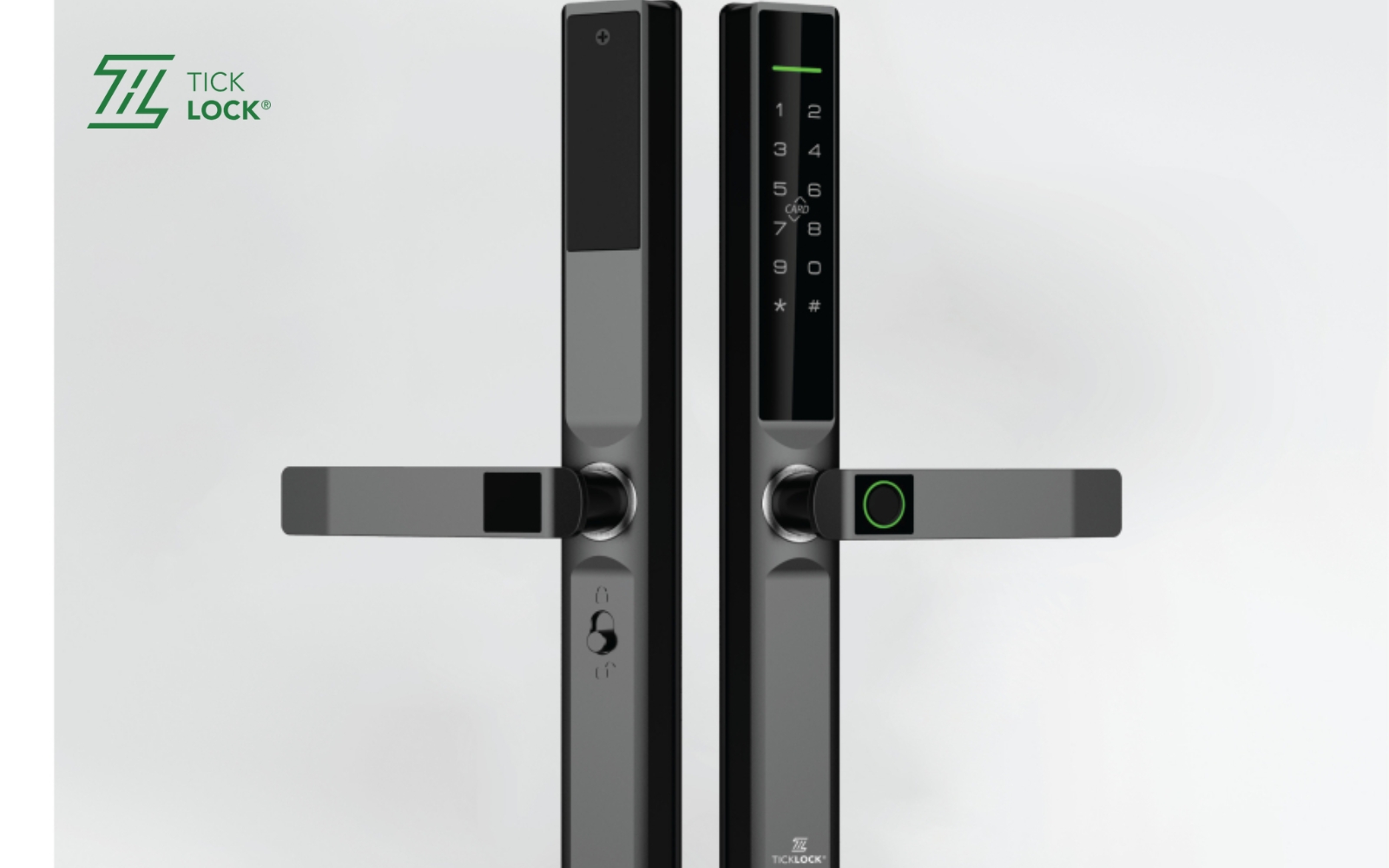Kinh nghiệm mua khóa cửa vân tay TICKLOCK AD106 cửa nhôm