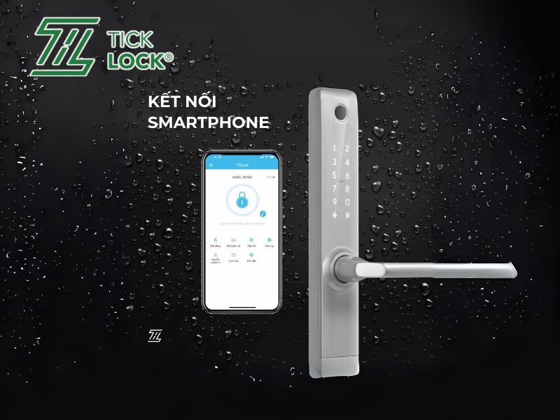 khóa cửa mở bằng Wifi có khả năng kết nối với điện thoại thông minh