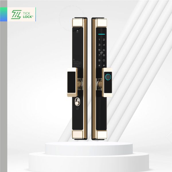 khóa vân tay cửa nhôm lùa ticklock AD8801