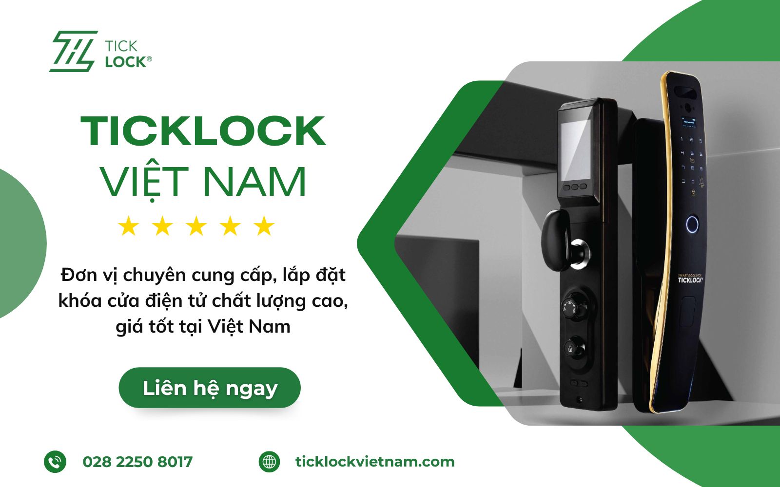 TICKLOCK - Cửa hàng chuyên bán các loại khóa cửa điện tử chất lượng, uy tín