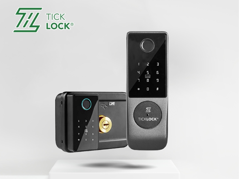 Khóa điện tử vân tay TICKLOCK G390 chống nước