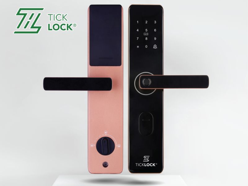 Thiết kế sang trong của khoá cửa Wifi SL01A