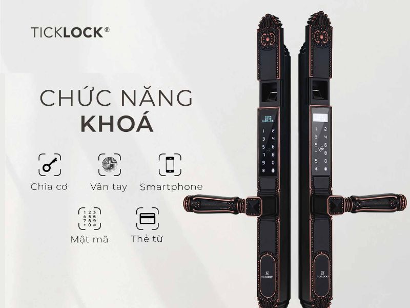 Nhà cửa an toàn hơn với khóa TICKLOCK CS63