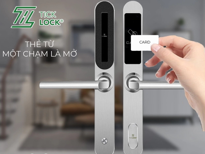 Khóa cửa thẻ từ cho cửa nhôm