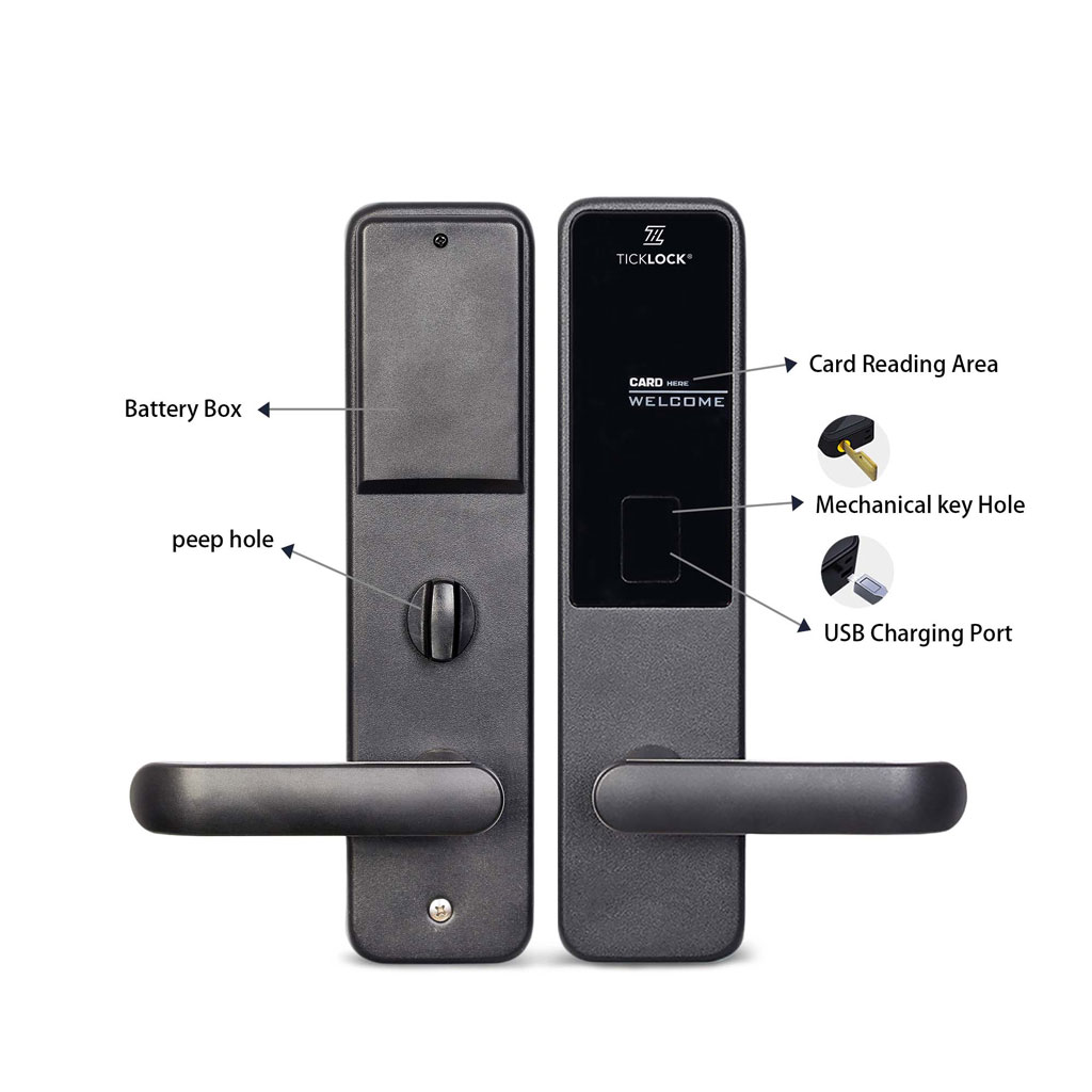 Hình ảnh khóa cửa vân tay ticklock SMA07