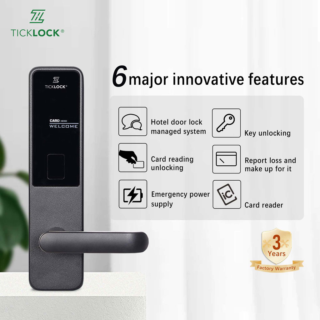 Hình ảnh khóa cửa vân tay ticklock SMA07