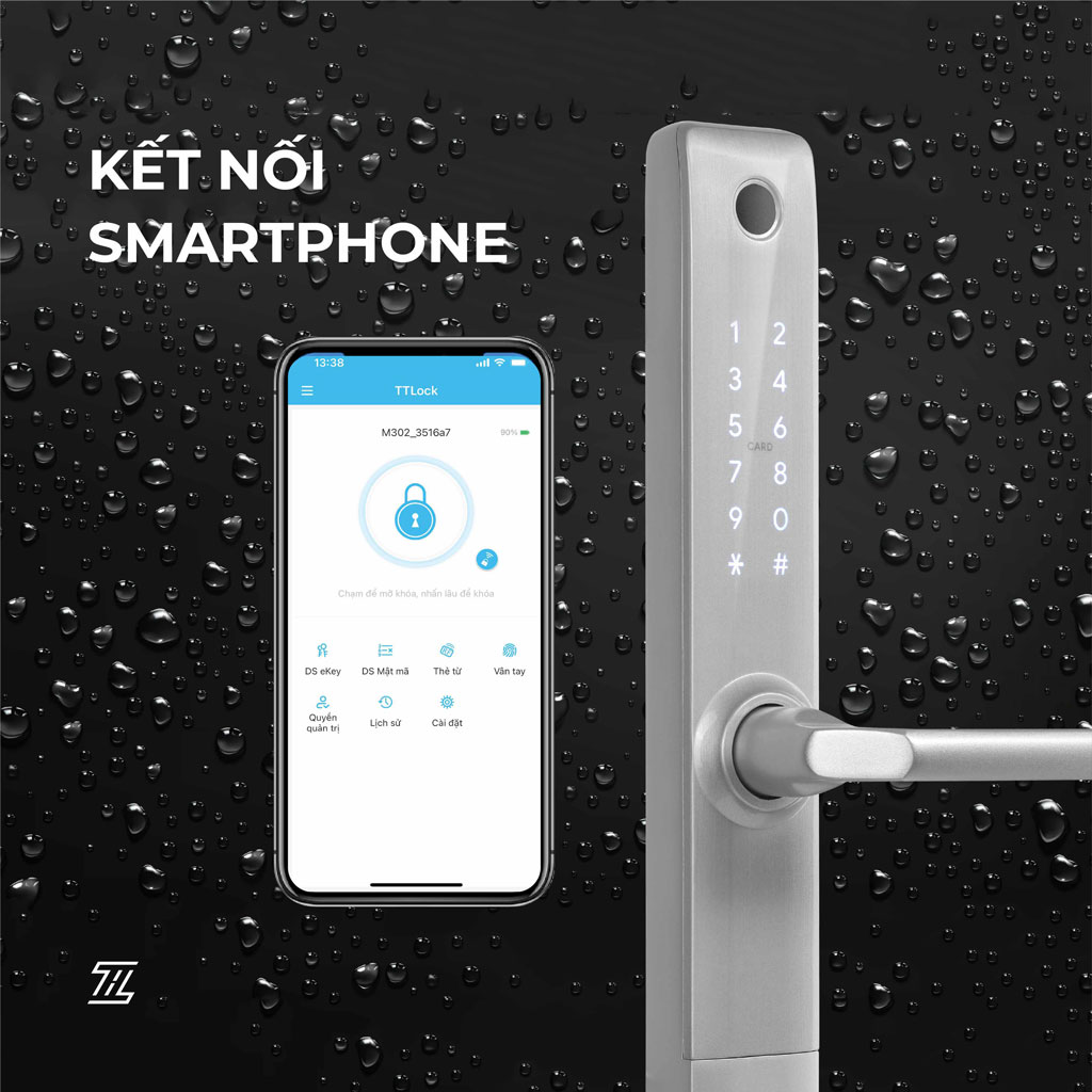 khóa cửa thông minh ticklock I720