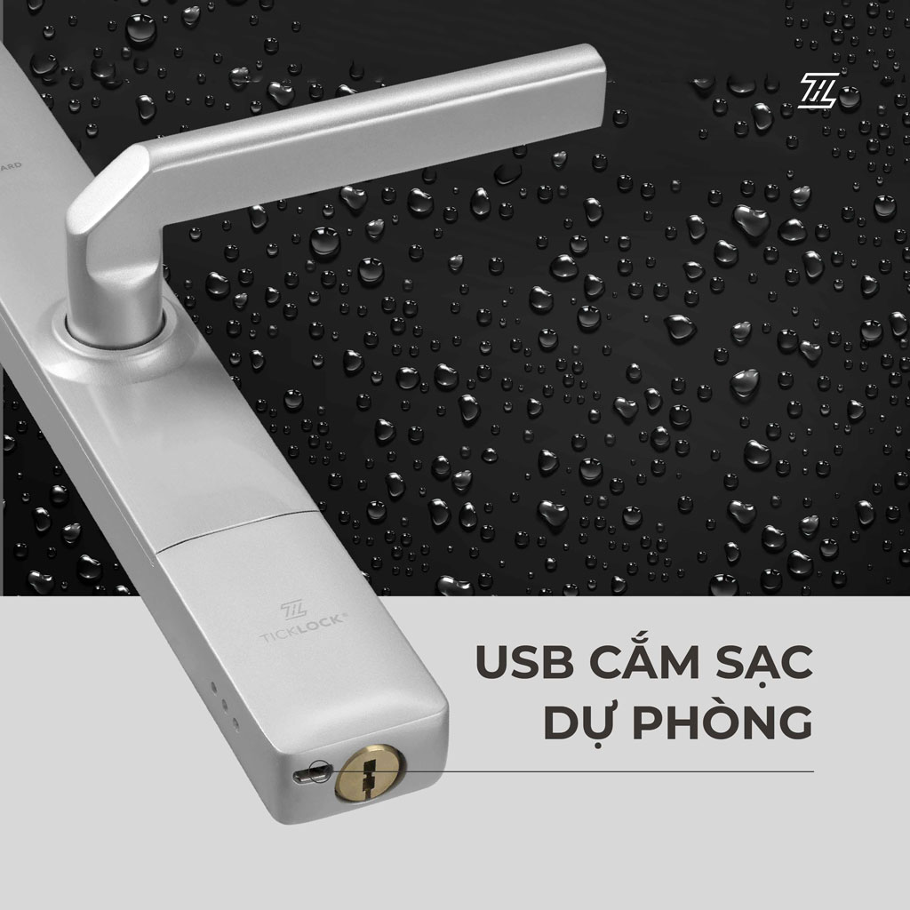 cổng sạc dự phòng khóa thông minh ticklock i720