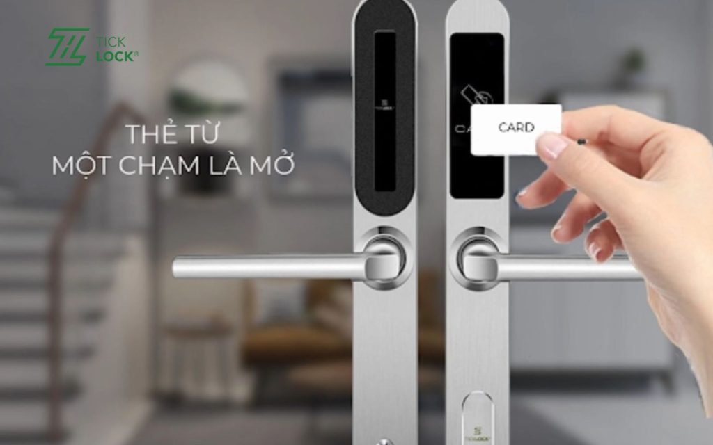 Khóa cửa từ không cần dùng chìa cơ