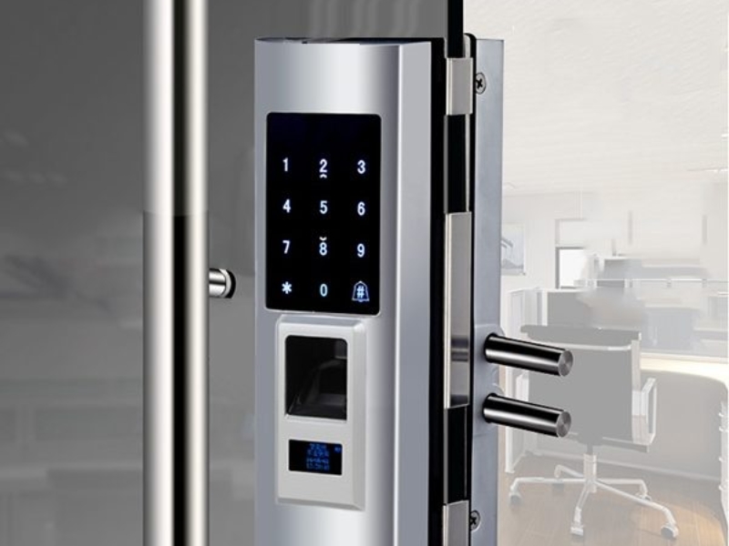 Khóa từ cửa kính cường lực