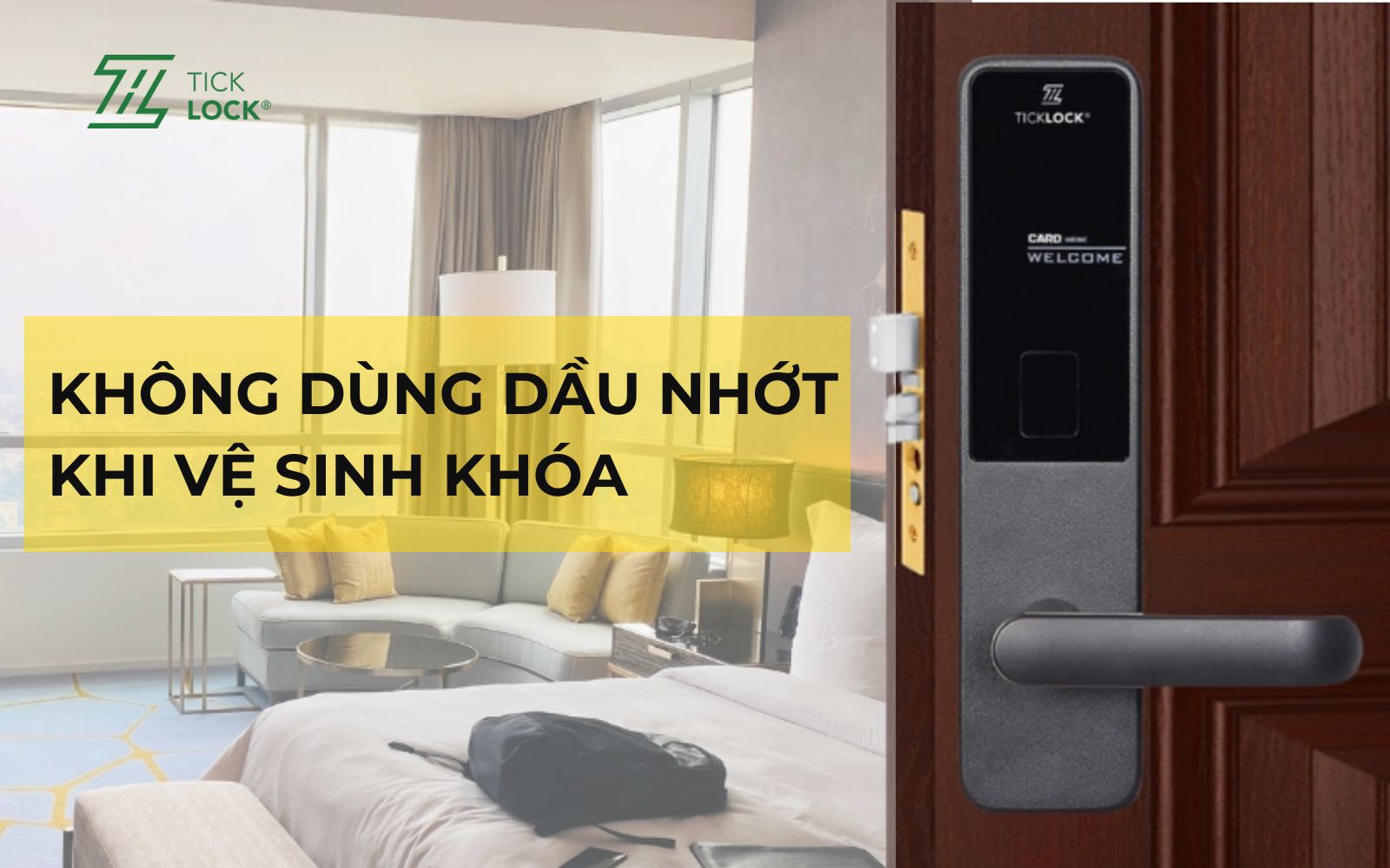 Kinh nghiệm khi vệ sinh khóa thông minh