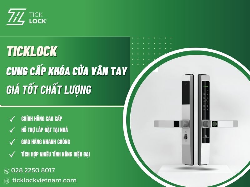 Mua khóa cửa vân tay chất lượng ở đâu tốt?