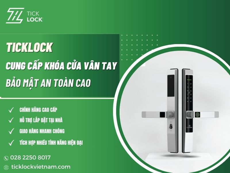 Mua ổ khóa vân tay ở đâu có tính năng bảo mật an toàn?