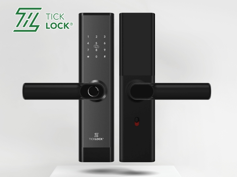 Ổ khóa cửa vân tay cho cửa gỗ TICKOCK SL21