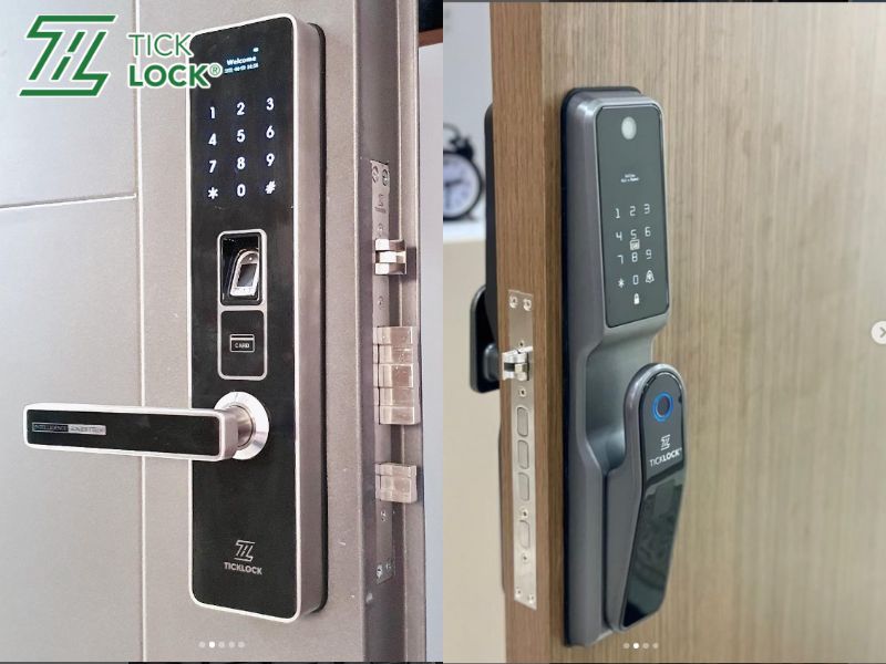 Ổ khóa vân tay đóng tự động