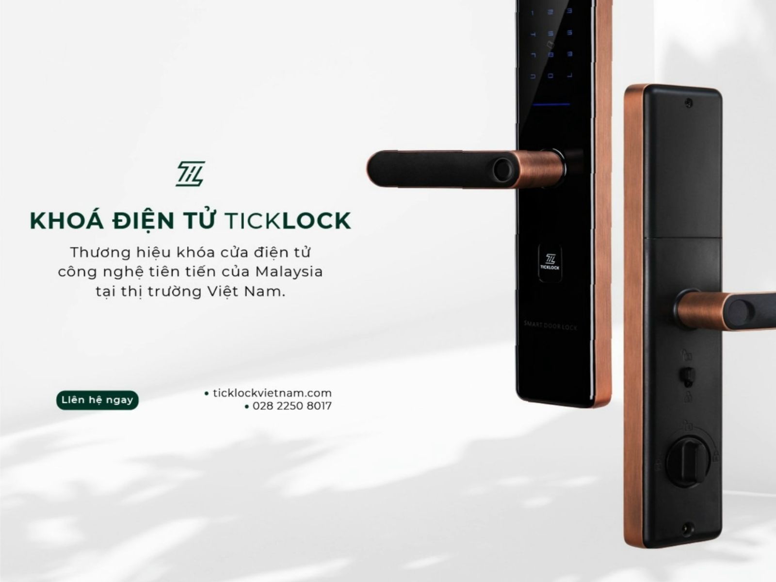 TICKLOCK – Đơn vị cung cấp những sản phẩm khóa điện tử cho cửa lùa chất lượng cao