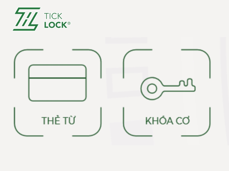 Khoá SK-300 tích hợp 2 tính năng mở khoá trong 1 sản phẩm SK300 tích hợp nhiều tính năng mở khóa