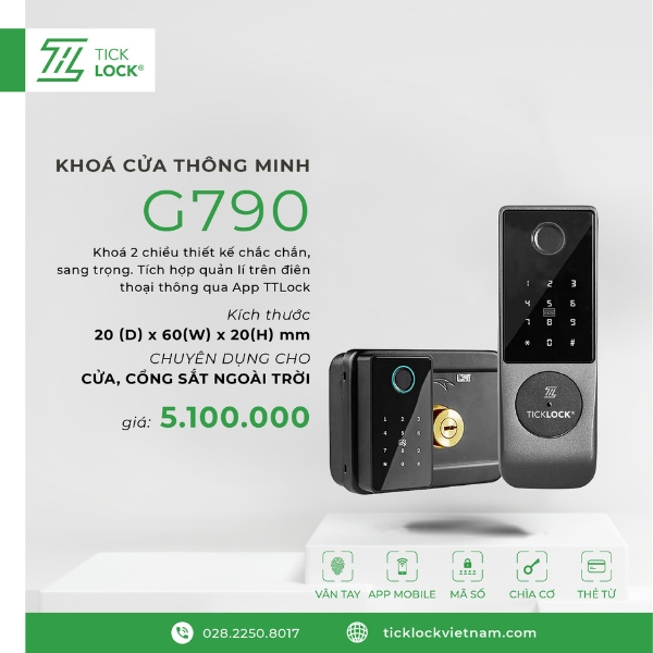 Khóa TICKLOCK G790