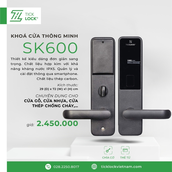 Khóa TICKLOCK SK600