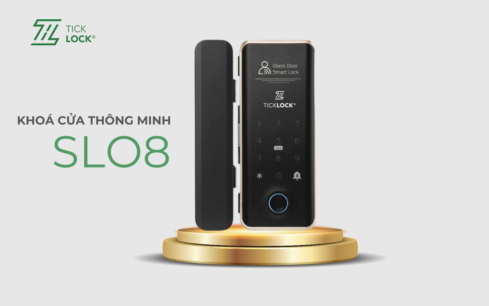 Khóa cửa điện tử không tay cầm TICKLOCK SL08