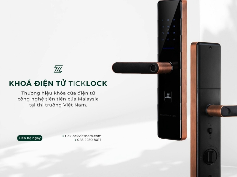 TICKLOCK cửa hàng cung cấp khóa cửa vân tay