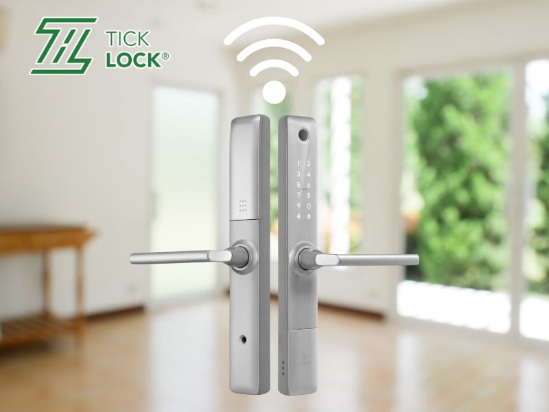 khóa cửa vân tay mở bằng Wifi