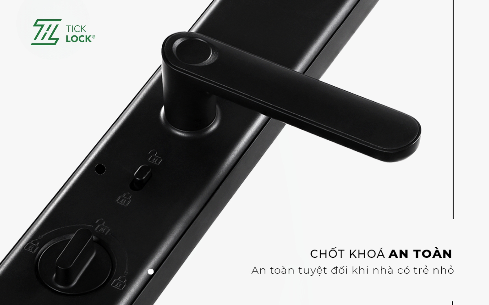 An toàn hơn với khóa cửa vân tay 2 cánh