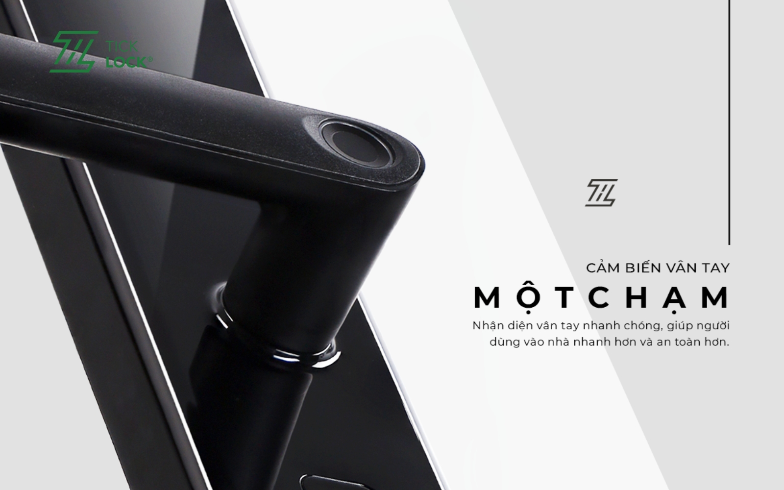 Lợi ích an toàn cửa khóa vân tay cửa 2 cánh