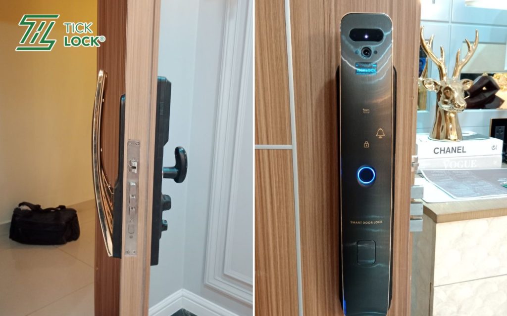 Dự án lắp khóa cửa điện tử thông minh cho căn hộ cao cấp mã khóa TICKLOCK AF8807