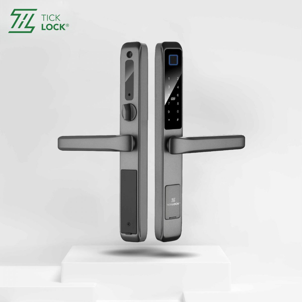 Khóa cửa vân tay cửa nhôm TICKLOCK I725 Khóa cửa vân tay cửa nhôm TICKLOCK I725