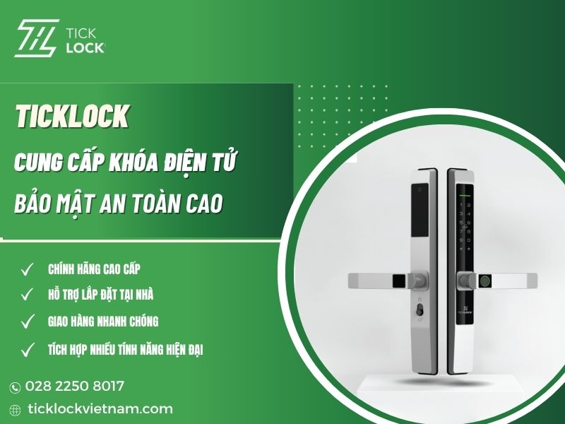 TICKLOCK địa chỉ cung cấp khoá điện tử giá rẻ