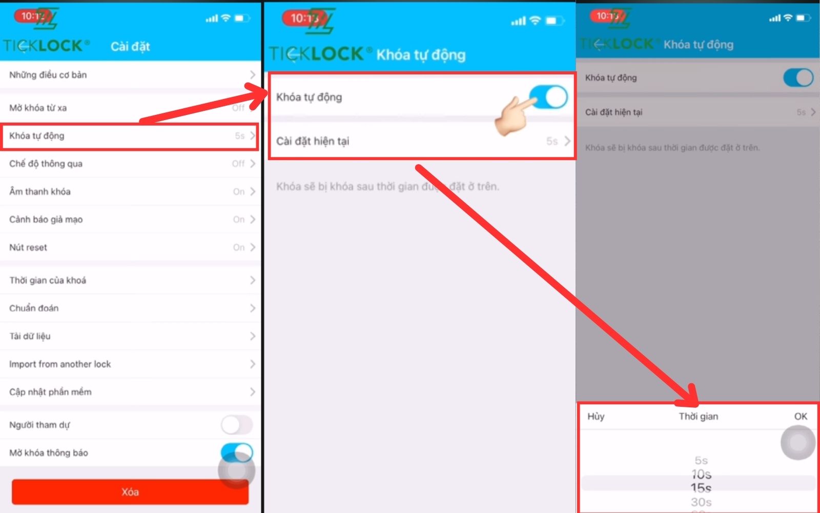 Hướng dẫn cài đặt app TTLOCK – Kích hoạt tính năng khóa tự động Hướng dẫn cài đặt app TTLOCK – Kích hoạt tính năng khóa tự động
