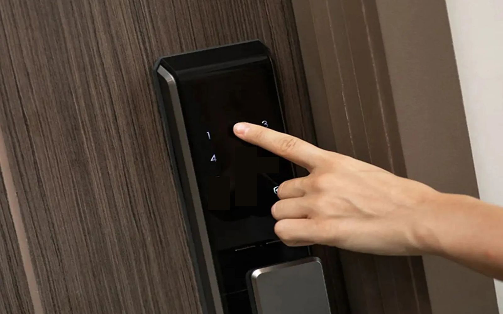 Khóa vân tay cửa kính bị lỗi bàn phím không hiển thị Khóa cửa kính bị lỗi bàn phím