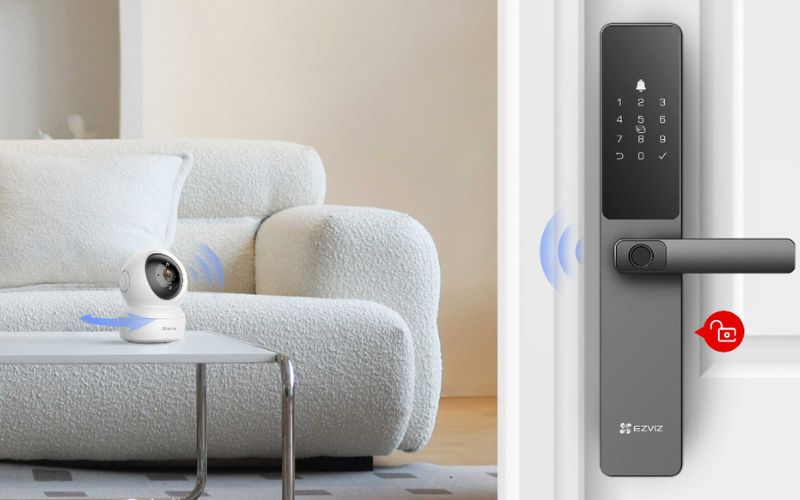 Khóa điện tử cho cửa gỗ của Ezviz