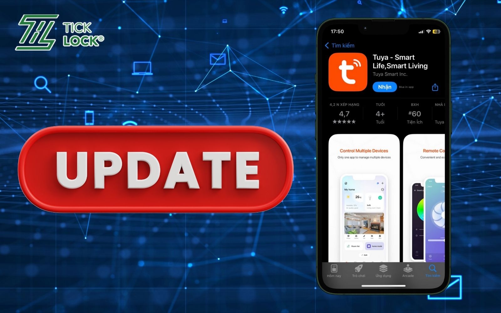Cách khắc phục lỗi kết nối Tuya Smart - Update phiên bản app Tuya mới nhất Cách khắc phục lỗi kết nối Tuya Smart - Update phiên bản app Tuya mới nhất