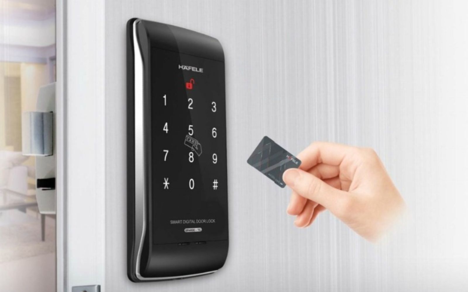 Lỗi này xảy ra thường do thẻ từ bị hỏng hoặc khoá bị kẹt Khóa Hafele nhận thẻ từ nhưng không mở cửa được