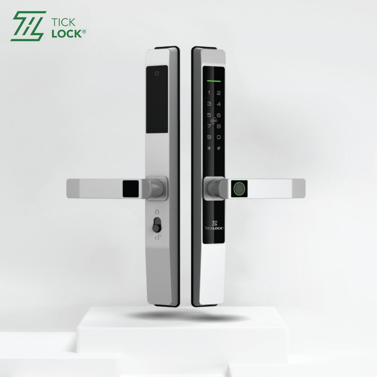 Khóa chuyên dụng TICKLOCK AD108 cho phép mở cửa nhanh bằng ứng dụng TTLOCK Khoá vân tay TICKLOCK AD108 có mức giá vô cùng phải chăng