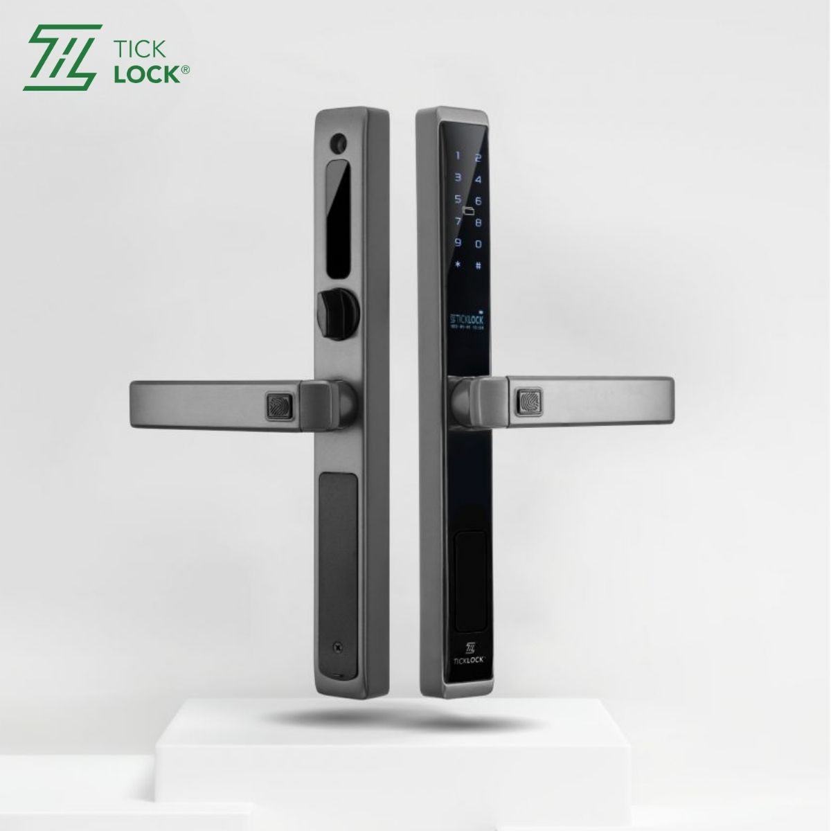 Khóa vân tay cửa sắt TICKLOCK I930 Pro lưu 100 dấu vân tay