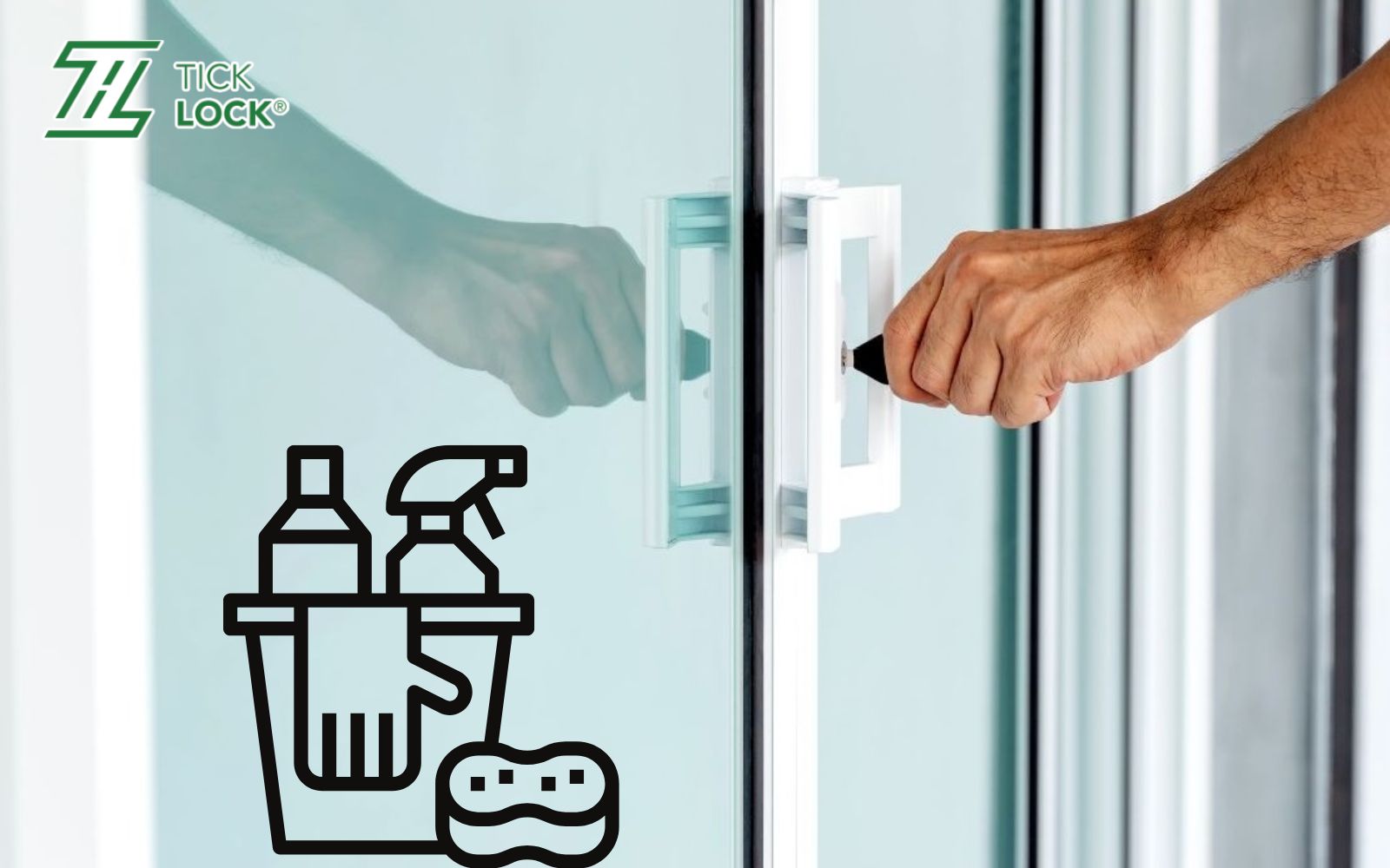 Kinh nghiệm sử dụng khóa cửa nhôm hạn chế bị kẹt