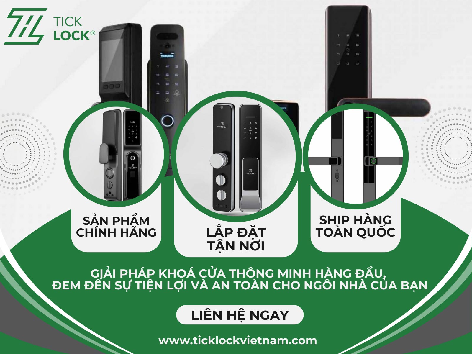 TICKLOCK Việt Nam - Đơn vị chuyên phân phối khoá điện tử uy tín, chất lượng