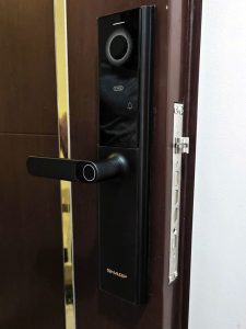 Hình ảnh thực tế khóa vân tay Sharp A3-B