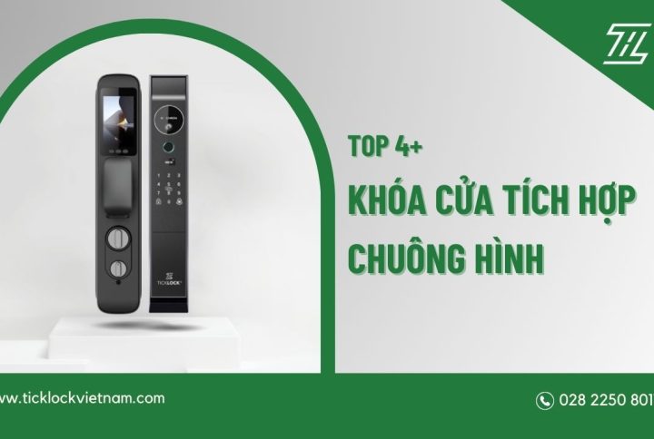 Khóa cửa tích hợp chuông hình