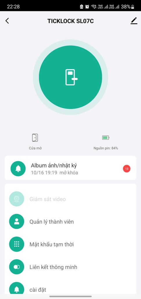 giao diện app Tuya