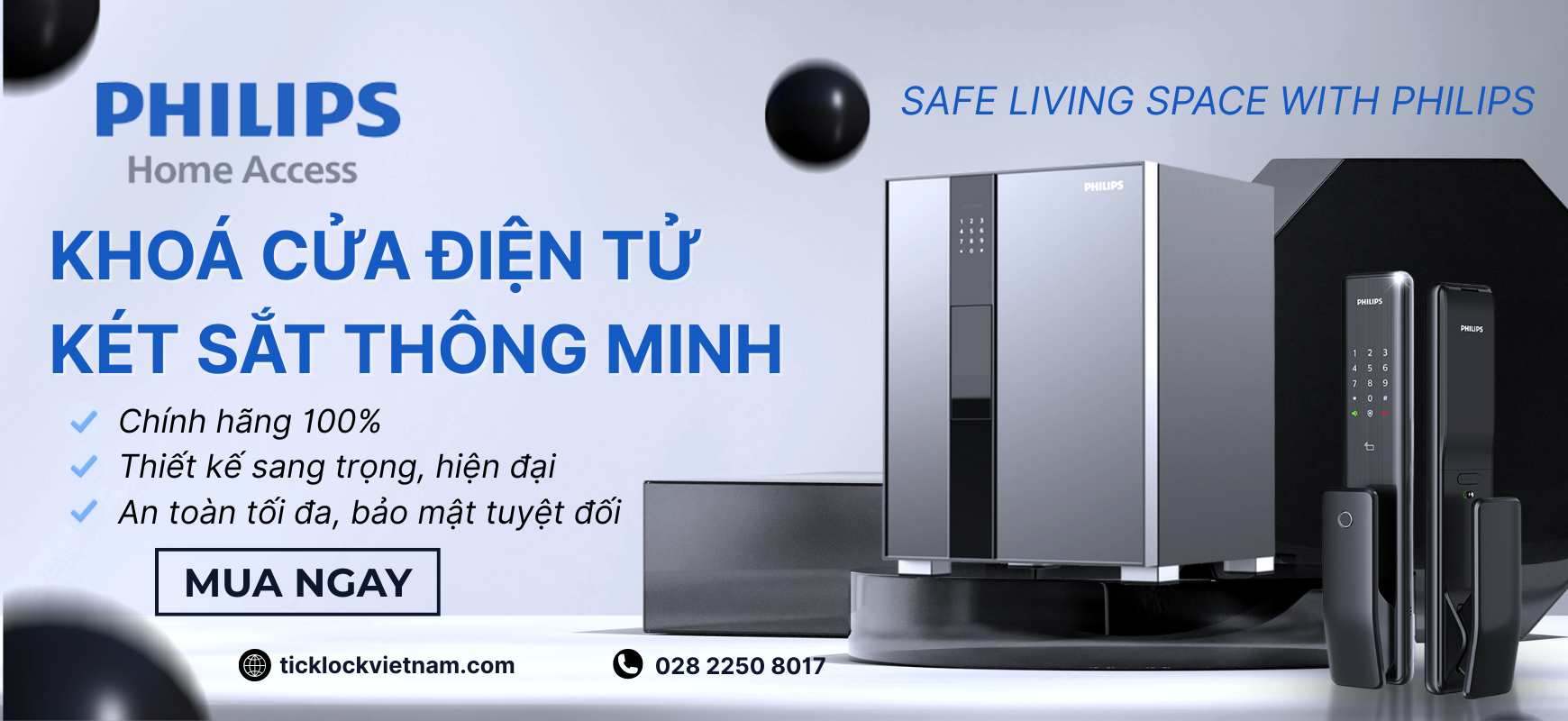 Khóa cửa và két sắt Philips