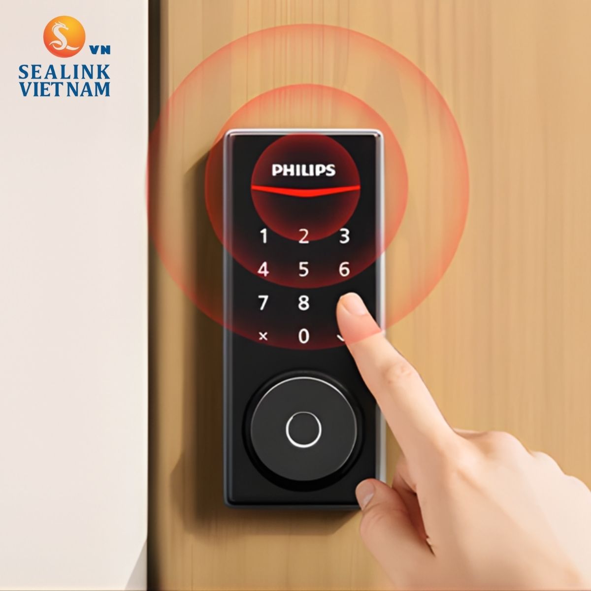 Cài đặt khóa cửa điện tử Philips với tính năng mật mã